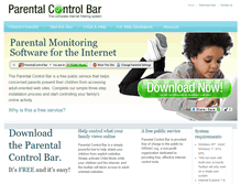 Tablet Screenshot of parentalcontrolbar.com